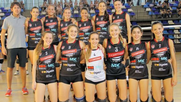 El Volei Sant Cugat, amb peu i mig a les semifinals del Campionat d'Espanya cadet