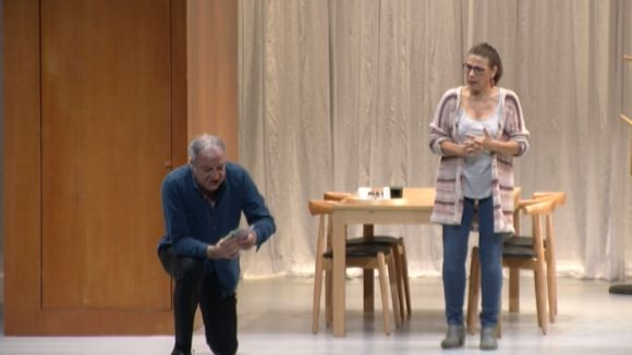 Vilarasau i Bosch omplen el Teatre-Auditori amb 'Caiguts del cel', una comèdia sobre la cobdícia