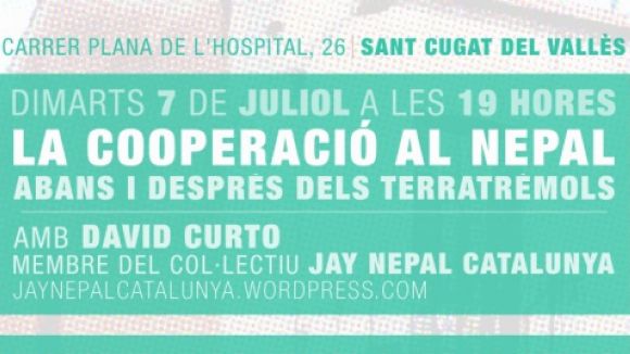 Cal Temerari organitza una xerrada sobre cooperació al Nepal