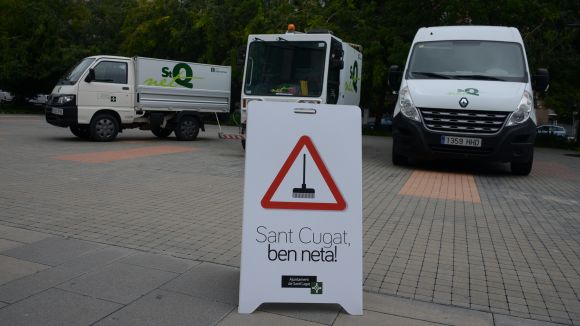 Neix la campanya 'Sant Cugat, ben neta!' per fer una neteja a fons dels carrers del centre de la ciutat