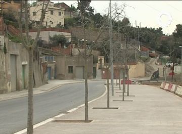 Acabades les obres d'urbanització del camí de Can Flo de les Planes