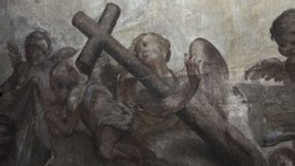 El CRBMC acaba la restauració de les pintures de Capella dels Dolors de la Basílica de Santa Maria de Mataró