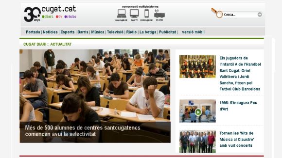 Cugat.cat ofereix una programació especial per a les eleccions