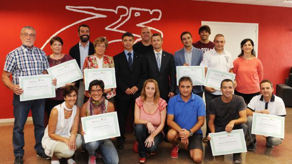 Nou clubs de gimnàstica artística reben més de 50.000 mil euros en material