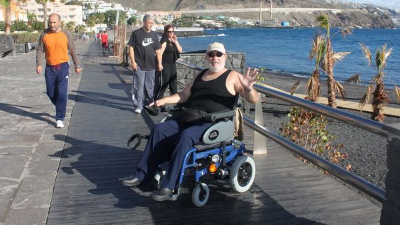 Carlos Busquets (en vaga de fam): 'Volem reivindicar que deixin estar la llei de dependència'