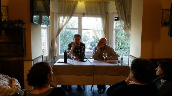 Carles Martínez posa en valor el teatre en la primera Tertúlia amb Amics de l'any