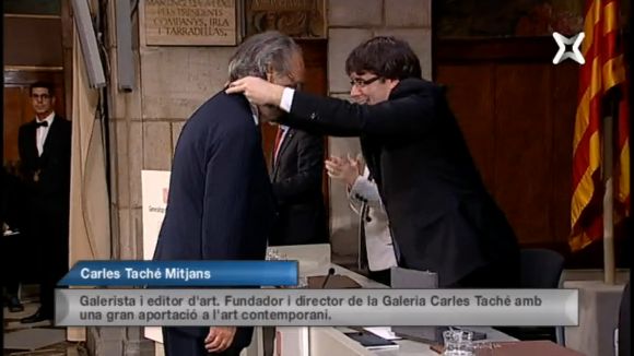 Creu de Sant Jordi per al galerista i editor d'art Carles Taché