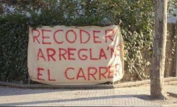 Inici dels treballs de millora del carrer Pla, a Mira-Sol