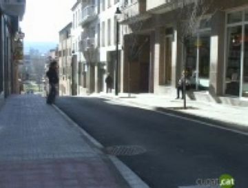 Trobada ciutadana per inaugurar la remodelació del carrer de Montserrat