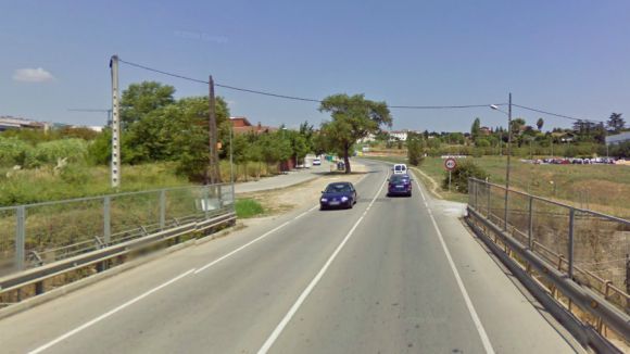Un ciclista, en estat greu, després de caure a la carretera de Vallvidrera