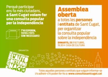 Joan Contijoch, Plataforma Santcugatenca per a l'Autodeterminació: 'Confiem en què es pugui aprovar una moció donant suporta  la consulta'