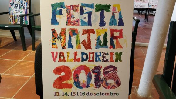 Un grup d'infants amb TEA del Centre Guru guanyen el concurs del cartell de la Festa Major de Valldoreix