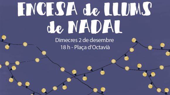 Sant Cugat encén avui els llums de Nadal
