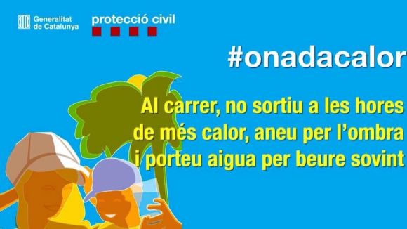 Protecció Civil insisteix que es prenguin precaucions per les altes temperatures