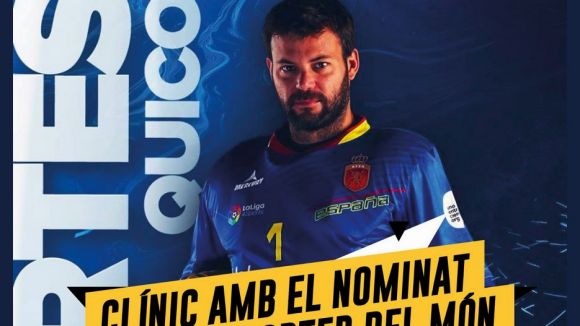 El Junior oferirà un clínic amb Quico Cortés, porter de la selecció i nominat a millor del món