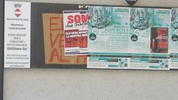 La CUP-PC vol crear una xarxa de cartelleres per a les entitats