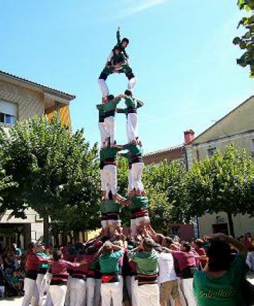 Secció castellera a Cugat ràdio