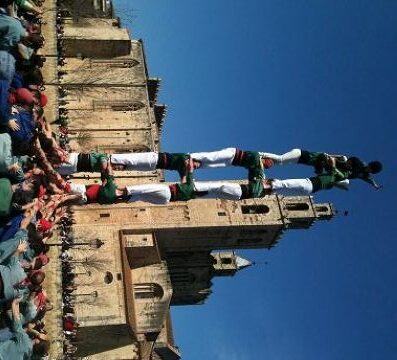 Alt: Repetir el castell 4 de 8, el proper objectiu dels castellers de Sant Cugat