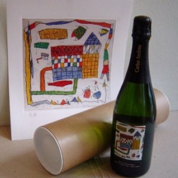 Sergi Barnils: 'Estan convivint la pintura i el cava'