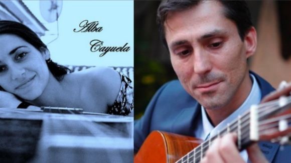 Alba Cayuela i Marc Menier Duo posen el ritme al vermut de l'Espai Estrella