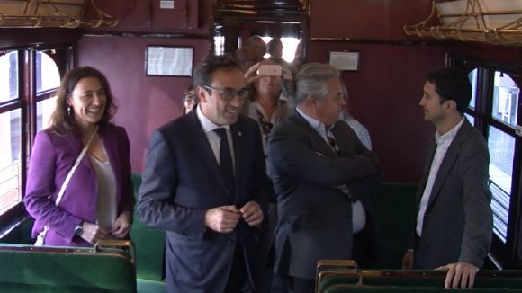 Rull reconeix el paper de les institucions catalanes en el centenari de l'arribada del tren a Sant Cugat