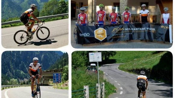 Àlex López supera el repte per conscienciar sobre la seguretat vial