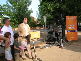 CiU aposta per urbanitzar tot Mira-sol i millorar la seguretat ciutadana al districte