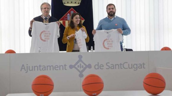 Sant Cugat cedirà el relleu a Calella aquest dissabte com a Ciutat del Bàsquet català