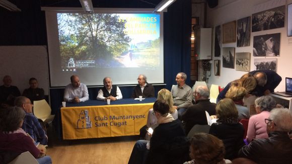 El Club Muntanyenc Sant Cugat recorre Collserola amb el llibre '31 Caminades pel Parc de Collserola'