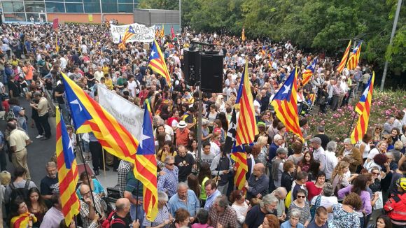 Dos anys de la gran concentració a Sant Cugat en defensa de l'1 d'Octubre