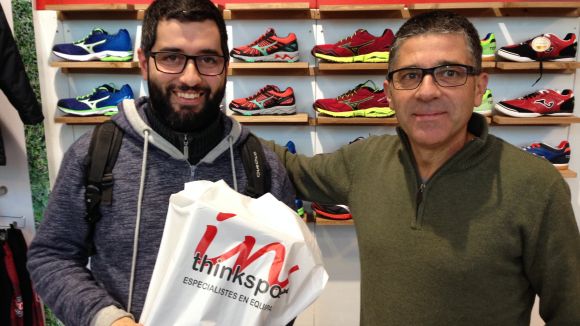 Pere Traserra, guanyador del segon concurs de Thinkinsport