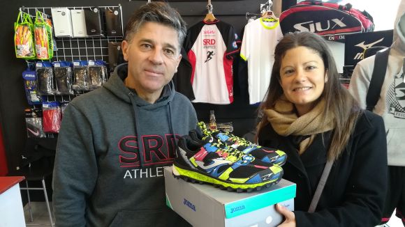 Desireé Asensio, guanyadora de les bambes d'ultra trail del concurs Thinkinsport i Esport en Marxa