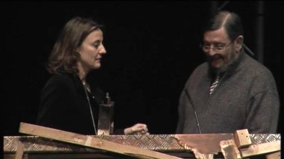 2011: Pere Formiguera rep el Premi Extraordinari Ciutat de Sant Cugat 2010