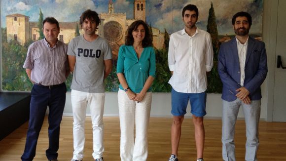 Àlex López rep el suport de l'Ajuntament una setmana abans del seu repte