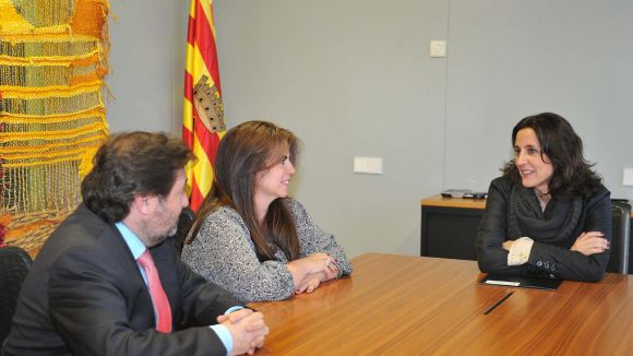 L’alcaldessa rep l’expresidenta de la Coordinadora d’Entitats Esportives