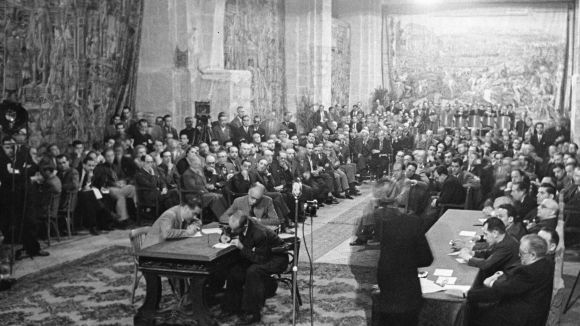 Es compleixen 81 anys de la reunió de les Corts espanyoles al Monestir