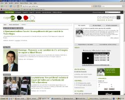 Primera retransmissió en directe del pregó per Internet