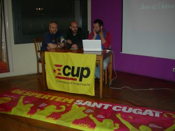 La CUP presenta el seu lema de campanya, 'Despertem Sant Cugat'