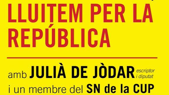 Julià de Jòdar (CUP) participa en una trobada informativa dijous a Cal Temerari