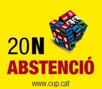 La CUP engega una campanya a favor de l'abstenció en les eleccions del 20-N