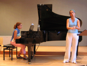 Alt: El Curs d'Interpretació de Lied finalitza amb un recital a càrrec dels alumnes