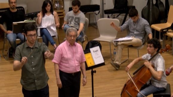 Els alumnes del Curs de Direcció d'Orquestra Ros Marbà comencen les pràctiques a l'escola de música municipal