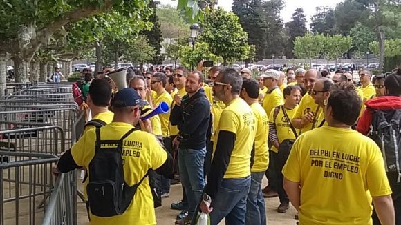 El comitè d'empresa de Delphi intervindrà en la comissió d'automoció del Parlament