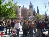 Alt: La Plaça d'Octavià acollirà centenars de santcugatencs aquest diumenge per beneïr les palmes i palmons