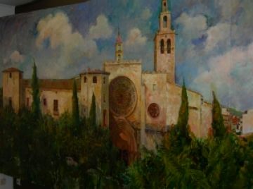 Alt: Un recull de pintures de Joan Martí, a la Sala Rusiñol
