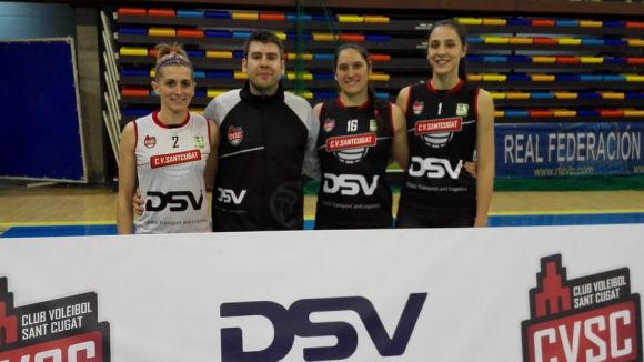 Julián, Berbel, Araco i Ruiz gaudeixen de la 'festa del Voleibol' a l'All Star de Superlliga femenina