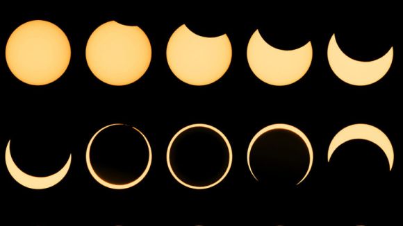 Els núvols fan la guitza a l'observació de l'eclipsi parcial de sol a Sant Cugat