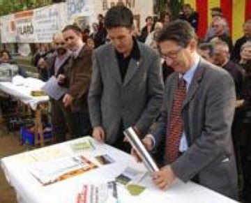 2003: Col·locació de la primera pedra de la nova seu del Club Muntanyenc