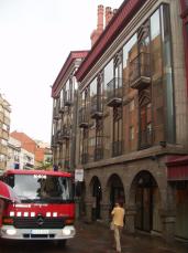 Les intenses pluges causen petits desperfectes a Sant Cugat