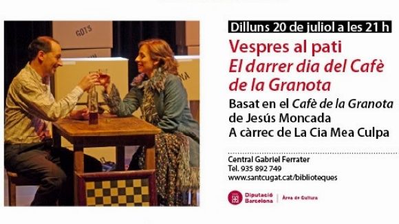 'El darrer dia del Cafè de la Granota', als Vespres al Pati de la Biblioteca Central